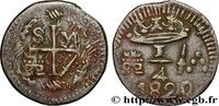 COLOMBIE 1/4 Real Santa Marta COLOMBIE Santa Marta 1820 (2,69mm, 1,68g, 6h) -