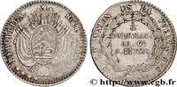 BOLIVIE 1/10 Boliviano emblème BOLIVIE Potosi 1865 (18mm, 2,49g, 12h) -
