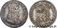 FRANCE Demi-teston LORRAINE - DUCHÉ DE LORRAINE - CHARLES IV Nancy 1666 (24mm, 4,33g, 6h) -