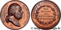 FRANCE Médaille, Commission de l’instruction publique ENSEIGNEMENT 1818 (49,5mm, 63,01g, 12h) -