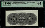 CHILI 20 Pesos Essai CHILI 20 Pesos Essai 1895 pr.NEUF -