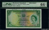 RHODÉSIE ET NYASSALAND 1 Pound Spécimen RHODÉSIE ET NYASSALAND 1 Pound Spécimen 1961 pr.NEUF -