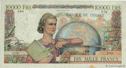 FRANCE 10000 Francs GÉNIE FRANÇAIS FRANCE 10000 Francs GÉNIE FRANÇAIS 1946 TB+ -