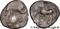 FRANCE Denier à la tête casquée ÉDUENS (BIBRACTE, région du Mont-Beuvray) Autun (71) c. 80-50 AC. (14mm, 1,89g, 2h) -