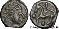 FRANCE Potin à la tête “d’indien”, de style fin SÉNONS (région de Sens) Sens (89) c. avant 52 AC. (18mm, 4,92g, 3h) -