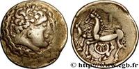 FRANCE Quart de statère, type de Crainvilliers au croissa SÉQUANES - HELVÈTES, Incertaines (Suisse actuelle) IIe-Ier siècles avant J.-C. (15mm, 1,83g, 6h) -