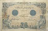 FRANCE 20 Francs BLEU FRANCE 20 Francs BLEU 1912 pr.TB -