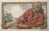 FRANCE 20 Francs PÊCHEUR FRANCE 20 Francs PÊCHEUR 1942 SPL+ -
