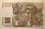 FRANCE 100 Francs JEUNE PAYSAN filigrane inversé FRANCE 100 Francs JEUNE PAYSAN filigrane inversé 1952 TB -