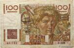 FRANCE 100 Francs JEUNE PAYSAN filigrane inversé FRANCE 100 Francs JEUNE PAYSAN filigrane inversé 1952 TB -