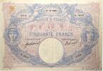 FRANCE 50 Francs BLEU ET ROSE FRANCE 50 Francs BLEU ET ROSE 1909 TB -