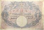 FRANCE 50 Francs BLEU ET ROSE FRANCE 50 Francs BLEU ET ROSE 1912 B+ -
