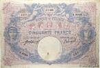 FRANCE 50 Francs BLEU ET ROSE FRANCE 50 Francs BLEU ET ROSE 1915 TB -