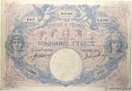 FRANCE 50 Francs BLEU ET ROSE FRANCE 50 Francs BLEU ET ROSE 1915 TB+ -