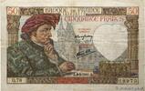 FRANCE 50 Francs JACQUES CŒUR FRANCE 50 Francs JACQUES CŒUR 1941 TB+ -