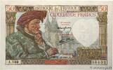 FRANCE 50 Francs JACQUES CŒUR FRANCE 50 Francs JACQUES CŒUR 1941 SPL+ -