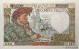 FRANCE 50 Francs JACQUES CŒUR FRANCE 50 Francs JACQUES CŒUR 1942 pr.NEUF -