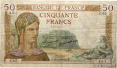 FRANCE 50 Francs CÉRÈS FRANCE 50 Francs CÉRÈS 1934 B+ -