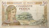 FRANCE 50 Francs CÉRÈS FRANCE 50 Francs CÉRÈS 1936 TB -