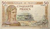 FRANCE 50 Francs CÉRÈS modifié FRANCE 50 Francs CÉRÈS modifié 1939 TTB -