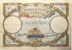 FRANCE 50 Francs LUC OLIVIER MERSON type modifié FRANCE 50 Francs LUC OLIVIER MERSON type modifié 1932 B+ -