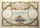FRANCE 50 Francs LUC OLIVIER MERSON type modifié FRANCE 50 Francs LUC OLIVIER MERSON type modifié 1934 TB -