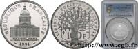 FRANCE 100 francs Panthéon, BE (Belle Épreuve) CINQUIÈME RÉPUBLIQUE 1991 (31mm, 15g, 6h) -