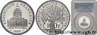 FRANCE 100 francs Panthéon, BE (Belle Épreuve) CINQUIÈME RÉPUBLIQUE Pessac 2001 (31mm, 15g, 6h) -