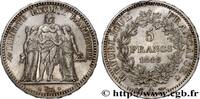 FRANCE 5 francs Hercule, IIe République DEUXIÈME RÉPUBLIQUE Paris 1848 (37mm, 25,00g, 6h) -