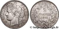 FRANCE 2 francs Cérès, avec légende TROISIÈME RÉPUBLIQUE Paris 1870 (27mm, 9,99g, 6h) -