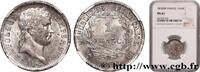 FRANCE 1 franc Napoléon Ier tête laurée, République franç PREMIER EMPIRE Strasbourg 1808 (23mm, 5g, 6h) -