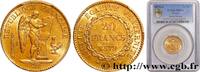 FRANCE 20 francs génie, Troisième république TROISIÈME RÉPUBLIQUE Paris 1879 (21mm, 6,45g, 6h) -