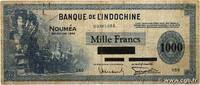 NOUVELLE CALÉDONIE 1000 Francs NOUVELLE CALÉDONIE 1000 Francs 1944 TB -
