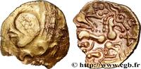 FRANCE Hémistatère au loup, joue tatouée AULERQUES ÉBUROVICES (Région d'Évreux) Évreux (27) c. 60-50 AC. (18mm, 3,08g, 9h) -