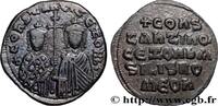 LA DYNASTIE MACÉDONNIENNE (867-1081) Follis CONSTANTIN VII et ZOÉ Constantinople 914-919 (26,5mm, 6,25g, 6h) -