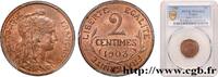 FRANCE 2 centimes Daniel-Dupuis TROISIÈME RÉPUBLIQUE Paris 1903 (20mm, 2g, 6h) -