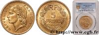 FRANCE 5 francs Lavrillier, bronze-aluminium GOUVERNEMENT PROVISOIRE DE LA RÉPUBLIQUE FRANÇAISE Castelsarrasin 1945 (31mm, 12g, 6h) -