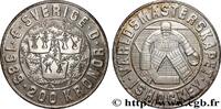 SUÈDE 200 Kronor Championnat de Hockey sur glace SUÈDE 1989 (36mm, 27,09g, 12h) -