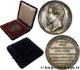 FRANCE Médaille, Pose de la première pierre de l’Hôtel de MONUMENTS 74 - Saint-Julien-en-Genevois 1862 (50mm, 76,28g, 12h) -