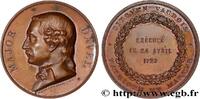 FRANCE Médaille, Exécution du Major Abraham Davel PERSONNAGES 1883 (50,5mm, 60,88g, 12h) -