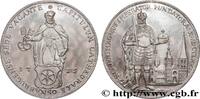 FRANCE Médaille, Reproduction 1 thaler - Sede Vacante REPRODUCTIONS Allemagne, Osnabrück (1715)/1973 (42mm, 25,91g, 12h) -