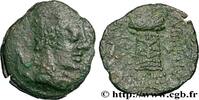 FRANCE Unité ou bronze au trépied LONGOSTALÈTES (Région de Narbonne) 121-45 AC. (25,5mm, 6,81g, 3h) -
