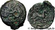 FRANCE Bronze au cheval et au sanglier AULERQUES ÉBUROVICES (Région d'Évreux) Évreux (27) c. 60-30 AC. (17mm, 2,91g, 6h) -
