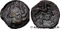 FRANCE Bronze au cheval et au sanglier AULERQUES ÉBUROVICES (Région d'Évreux) Évreux (27) c. 60-30 AC. (15,5mm, 2,54g, 9h) -