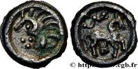 FRANCE Potin au cheval à droite SUESSIONS (région de Soissons) Ier siècle avant J.-C. (18mm, 4,99g, 3h) -