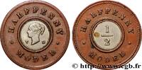 GRANDE BRETAGNE - VICTORIA 1/2 Penny Model GRANDE BRETAGNE - VICTORIA Londres n.d. (19mm, 2,02g, 12h) -