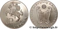 LITUANIE 10 Litu Proof Festival Mondial de la Chanson Litua LITUANIE Vilnius 1994 (28,7mm, 13,16g, 12h) -