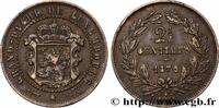 LUXEMBOURG 2 1/2 Centimes écu couronné LUXEMBOURG Utrecht 1870 (21mm, 2,39g, 6h) -