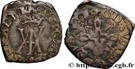 FRANCE Liard NAVARRE-BÉARN - ANTOINE DE BOURBON ET JEANNE D'ALBRET n.d. (14,5mm, 0,98g, 2h) -