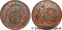 FRANCE L’exil et le mariage de Jules de Bourbon-Condé et ÉTATS DE BOURGOGNE 1728 (31mm, 9,77g, 6h) -